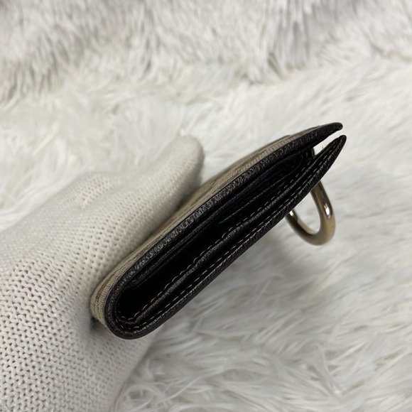 GUCCI BIFOLD MONOGRAM WEBLINE GG WALLET VGC - Picture 4 of 14